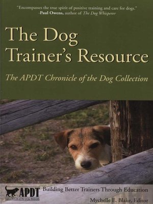 cover image of The Dog Trainer's Resource